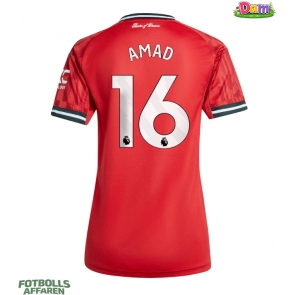Manchester United Amad Diallo #16 Hemmatröja Kvinnor 2025-26 Kortärmad